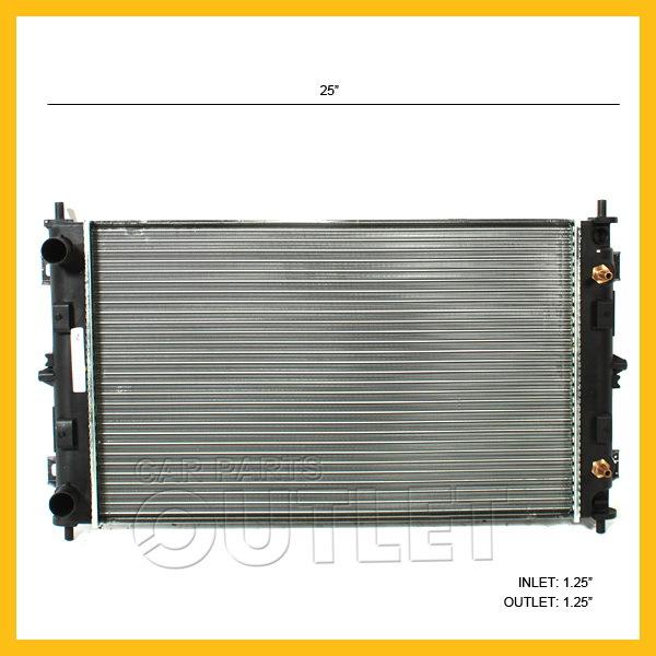 96 97 98 99 00 cirrus stratus radiator 2.0l 2.4l 4cyl sebring breeze 6cyl 2.5 v6