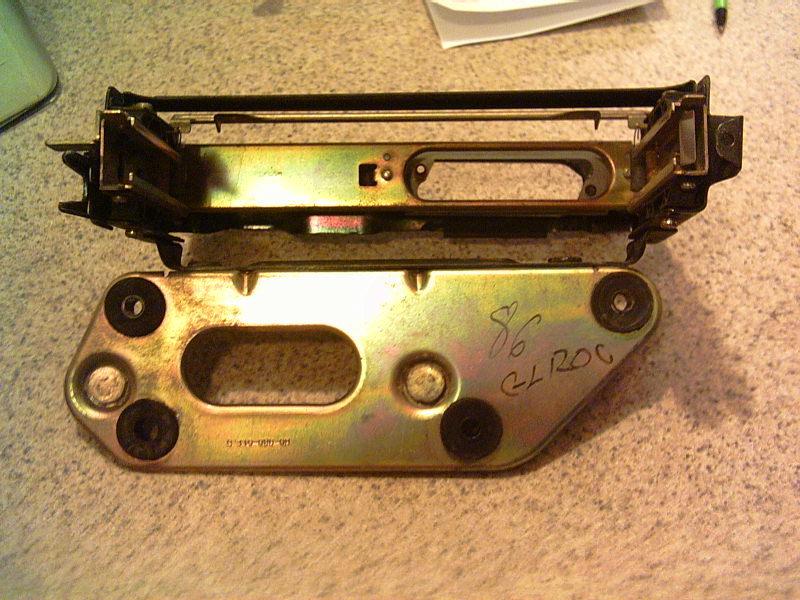 86 honda gl 1200 goldwing gl1200 radio frame slider  gl gold wing radio holder