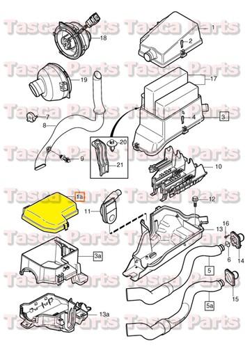 Brand new oem engine relay box cover 2001-2009 volvo s60 s80 v70 v70xc xc90