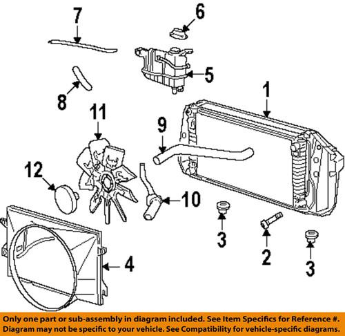 Ford oem foaz8115a radiator-drain plug