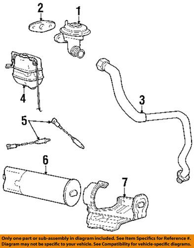 Ford oem 1c3z9d477aa emission-egr tube