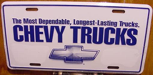 Chevy trucks  license plate muscle car iroc z-28 rs ss nostalgic embossed