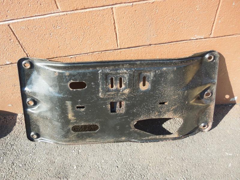 Factory transmission skid plate, jeep wrangler yj, 1987-1995