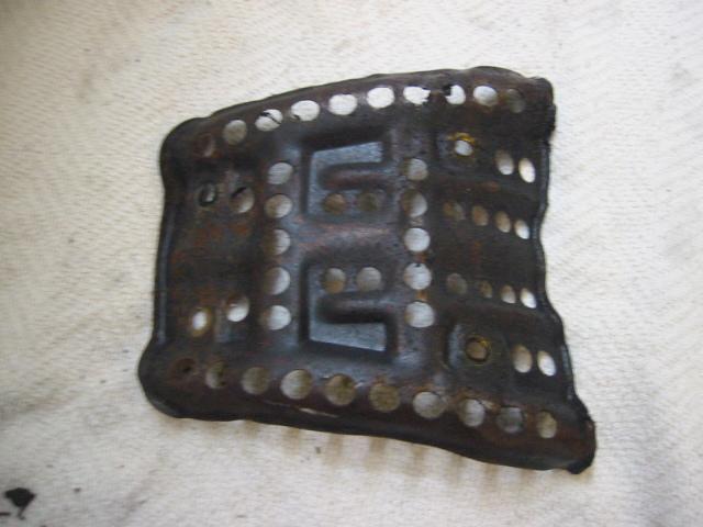 1976 yamaha yz125 skid plate frame protector yz 125