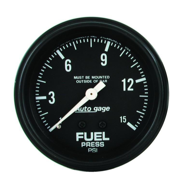 Auto meter 2311 autogage; fuel pressure gauge