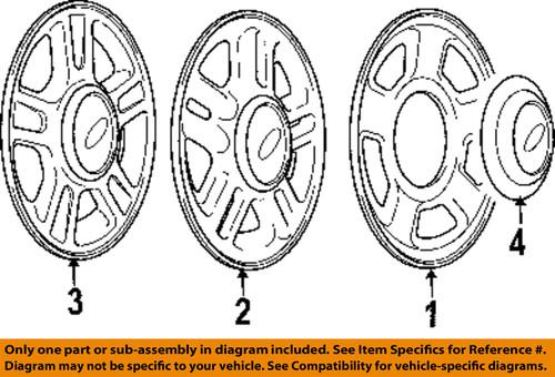 Ford oem 7l1z1015b wheel, steel