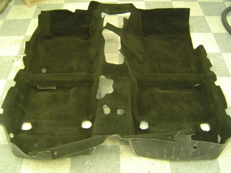 05-09 ford mustang gt convertible oem black interior carpet assembly