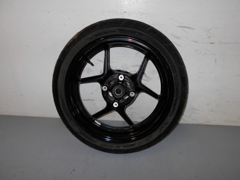 #0719 - 2013 13 kawasaki ninja zx636 r zx 636  rear wheel with tire