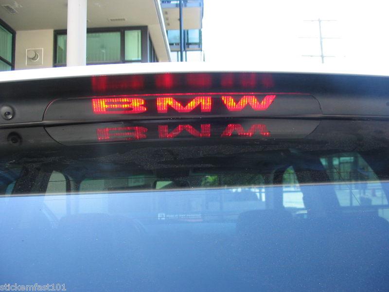 Bmw x5 e70 3rd brake light decal overlay 07 08 09 2010 2011 2012 2013