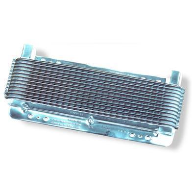 B&m supercooler oil cooler 70265 4.5" x 11" 1/2" inlet/outlet