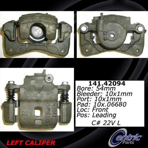 Centric 141.42094 front brake caliper-premium semi-loaded caliper