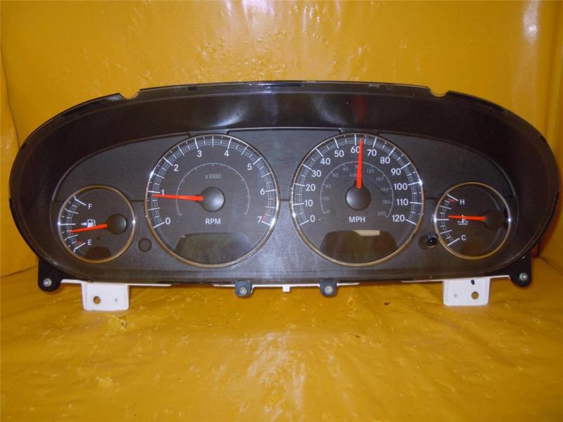 04 05 06 sebring speedometer instrument cluster dash panel gauges 125k