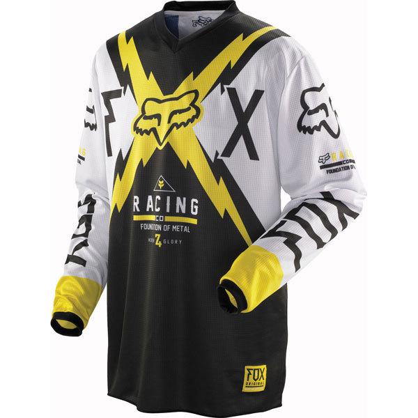 Yellow s fox racing hc giant youth jersey 2013 model