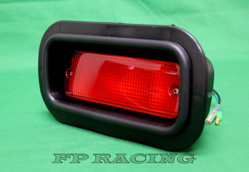 96-00 honda ek civic jdm style red rear bumper fog light kit 