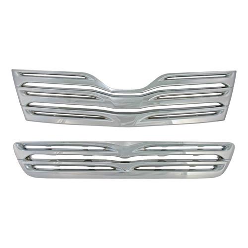 Pilot chrome grille for 09-10 toyota venza 2pcs