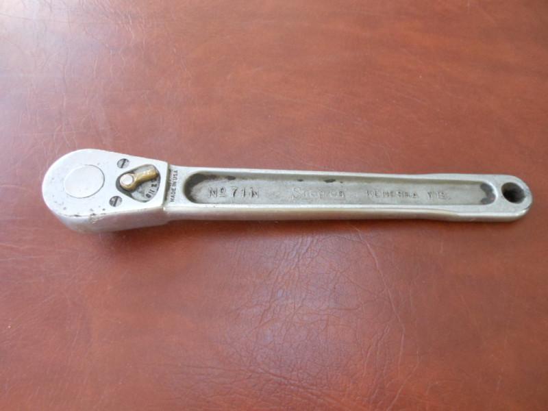 Vintage-  snap on  1/2"    drive ratchet  no. 71n