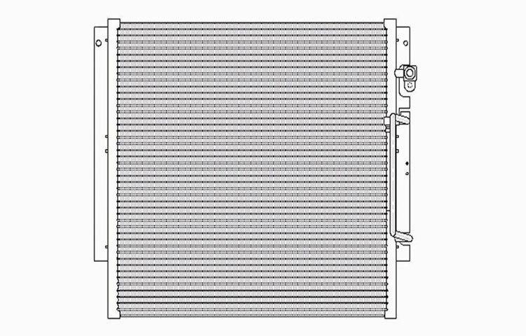 Replacement condenser 04-08 chevy colorado gmc canyon 06 isuzu pickup 89018828