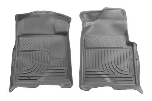 Husky liners 18332 09-13 ford f-150 gray custom floor mats 1st row