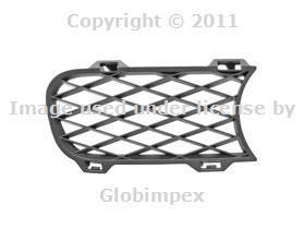 Vw toureg (04-06+fog) spoiler grille left front outer oem + 1 year warranty