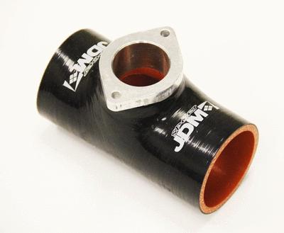 Jdm sport black rs type-s turbo blow off valve bov silicone bov 3.0'' adapter