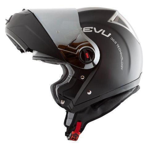 Reevu fsx1 modular rear-view helmet