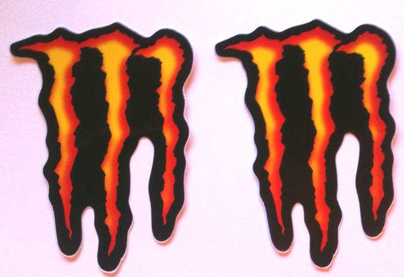 Stickers 5" monsters racing atv motorcycle toyota honda nismo jdm gtr ford chevy