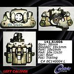 Centric parts 142.51606 rear left rebuilt caliper with pad