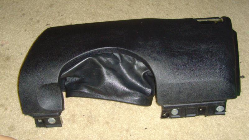 Bmw e39 front left under steering wheel panel trim cover 1997 to 2003 oem black