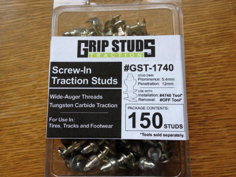 Motorcycle tire studs traction in dirt mud & ice #1740 front tire grip studs 150