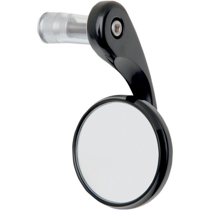 Todd's cycle bsmr-2 bar-end shooter mirror right black 7/8"-1" bars