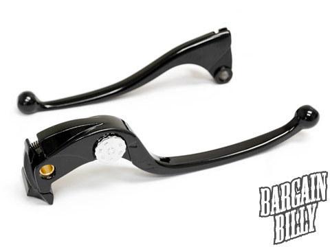 Kawasaki ninja brake + clutch hand lever black new style set - zx6r zx10r z1000