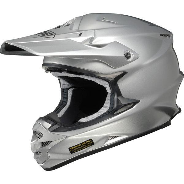 Light silver l shoei vfx-w helmet 2013 model