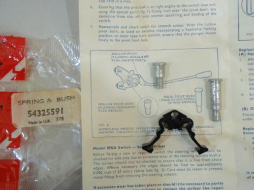 Lucas  indicator  repair spring for  mg,austin,jaguar,morris.nos