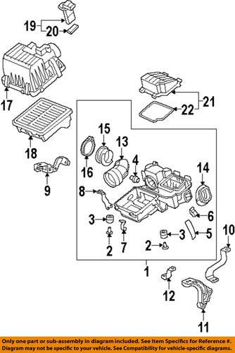 Honda oem 17220-rb0-000 air filter