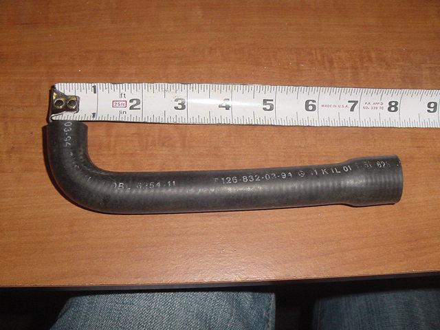 New heater core to valve hose mercedes benz 420sel 500sec 560sec ch 126