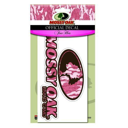 Mde1222 official mossy oak pink camo logo for the home, auto or truck 