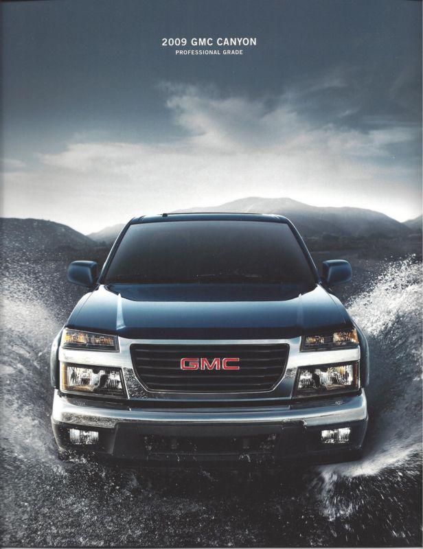 New 2009 gmc  canyon  3 models 2&4 wd  26 page brochure