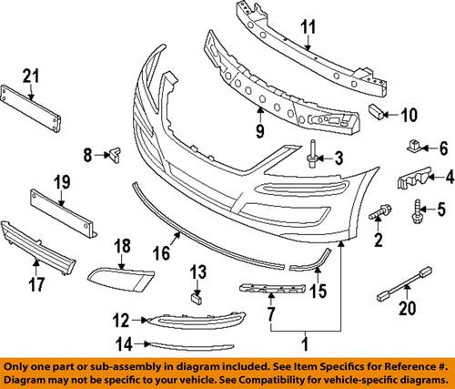 Hyundai oem 865623n010 front bumper-trim cover