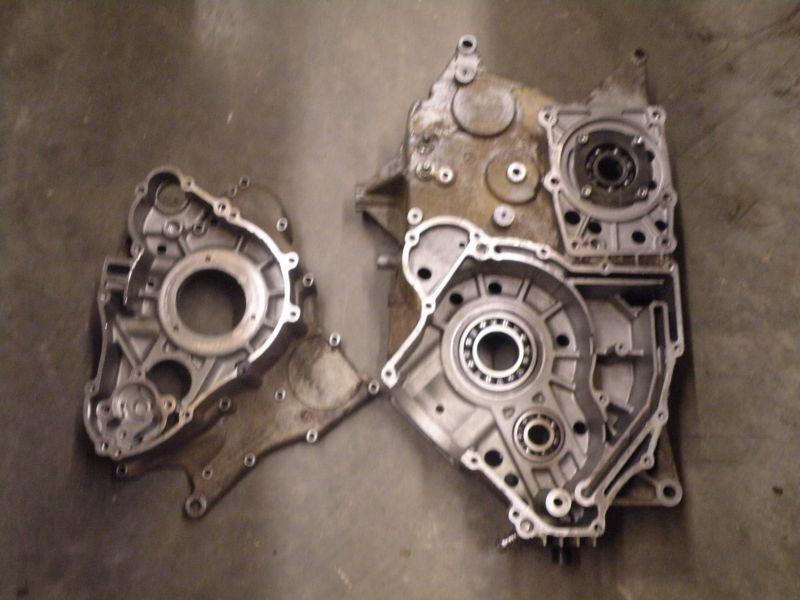 Kawasaki prairie 400 pair of engine center cases 4x4