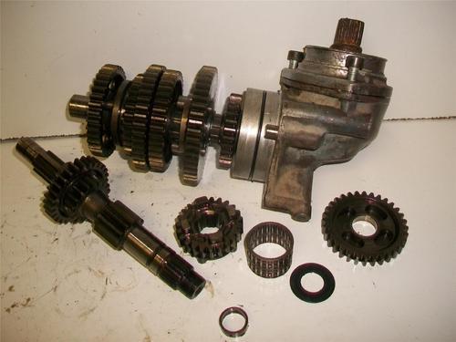 85 honda trx 250 output gear w / transmission parts h4