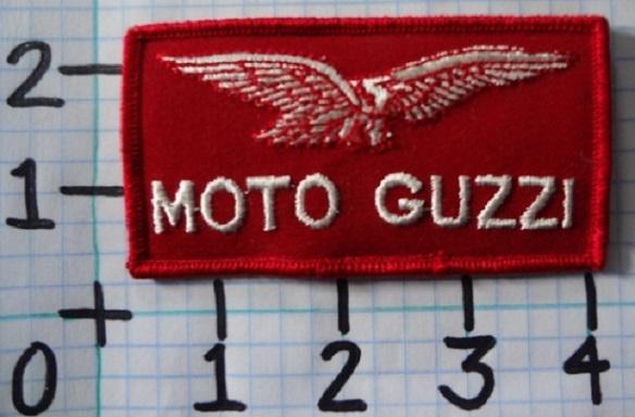 Vintage nos moto guzzi motorcycle patch from the 70's 001