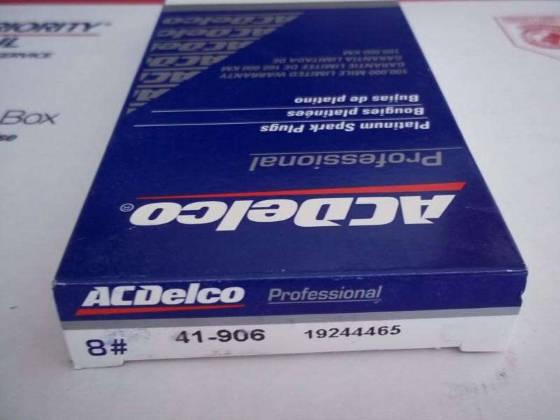 8 acdelco professional 41-906 spark plugs