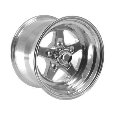 Summit racing warrior r/t polished wheel 15"x8" 5x4.5" bc 571-5866ps