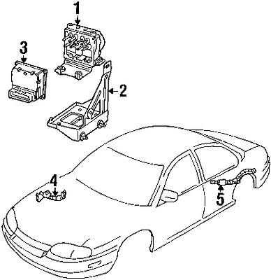 Chevrolet 12167117 genuine oem factory original sensor harness