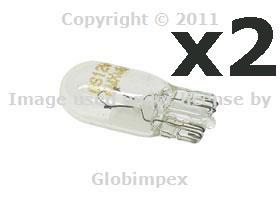 Volvo 99-06  (xenon) door mirror light bulb 6w new (2) + 1 year warranty