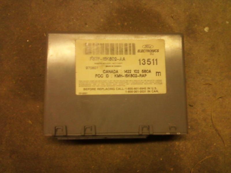 98 99 00 ford expedition theft locking module f87f-15k602-aa oem