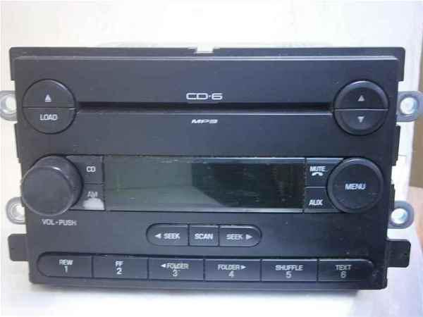 06-07 ford five hundred 6 disc cd radio player oem lkq