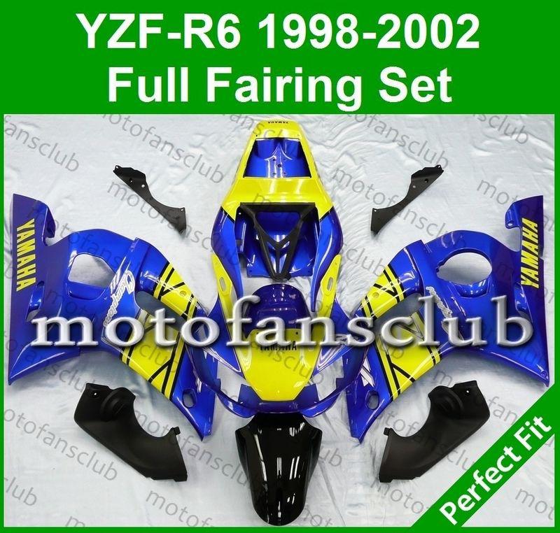 Fit yamaha yzf r6 98 99 00 01 02 yzfr6 1998 1999 2000 2001 2002 fairing #15 c