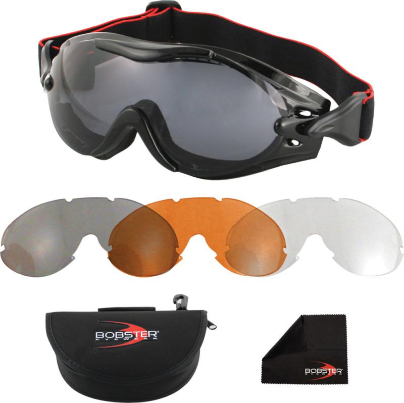 Zan headgear phoenix otg interchangeable goggles black