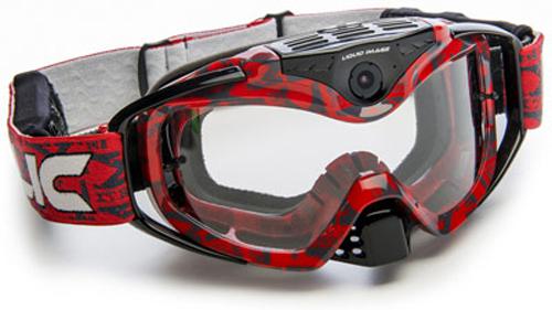 Liquid image torque series hd video goggles red/clear lens